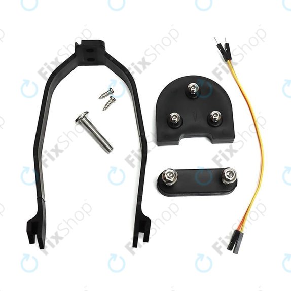Комплект изолация за колело с опора за калник за Xiaomi Mi Electric Scooter 2 M365, Pro, 10", черен, Black