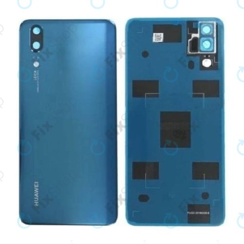 Капак на батерията за Huawei P20, 02351WKU, син, Blue, Genuine Service Pack