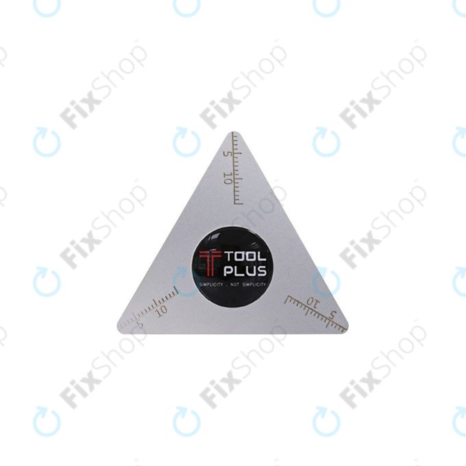 Триъгълна метална скоба, 0.1mm, Ултратънък, QianLi ToolPlus