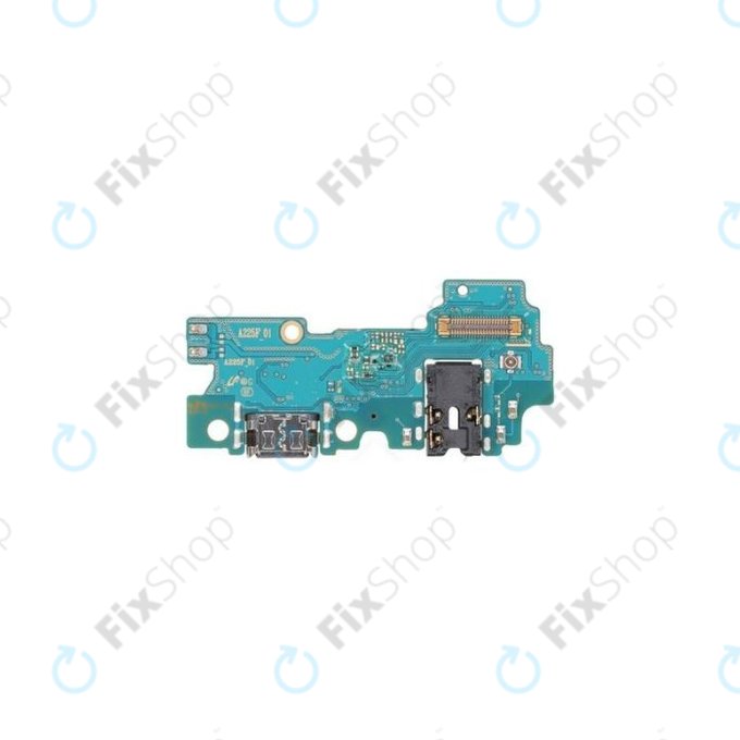 Зареждащ конектор PCB платка за Samsung A22 A225F, GH59-15487A, Genuine Service Pack