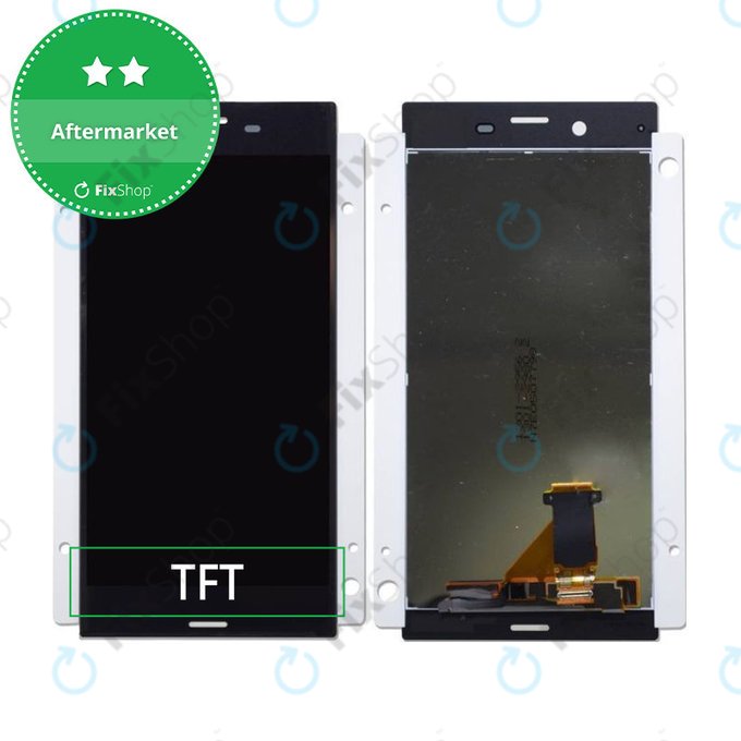 дисплей за Sony Xperia XZ F8331, Тъчскрийн без рамка, черен, Black, TFT