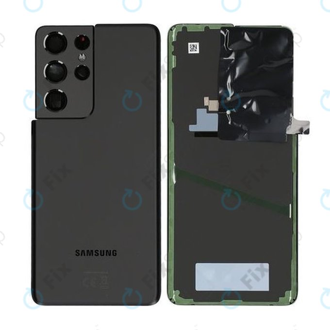 Капак на батерията за Samsung S21 Ultra G998B, GH82-24499A, Phantom Black, Genuine Service Pack