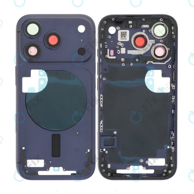 Заден корпус за iPhone 17 Pro Max, Dark Blue