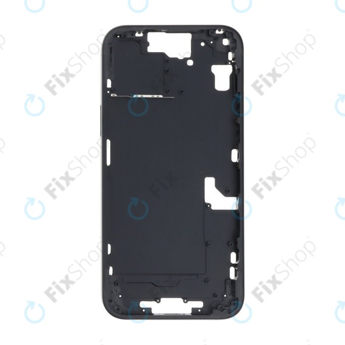 Средна рамка за iPhone 15 Plus, черен, Black