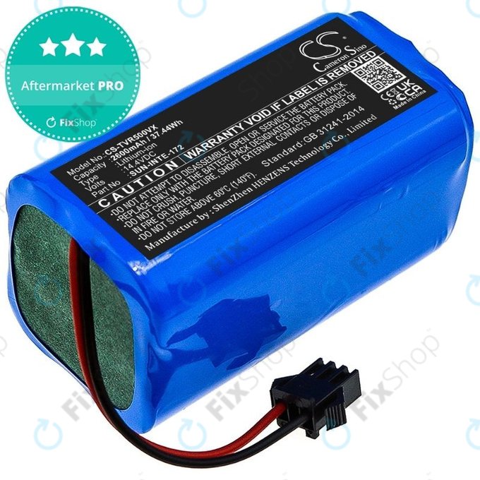 Батерия за Lefant M210, M210P, M213, M1, SUN-INTE-172, Li-Ion 14.4V 2600mAh, HQ