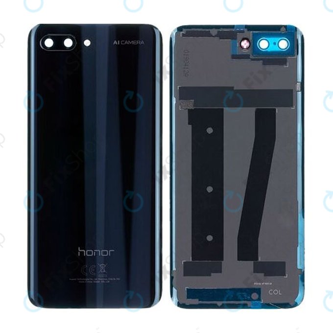 Капак на батерията за Huawei Honor 10, 02351XPC, Midnight Black, Genuine Service Pack