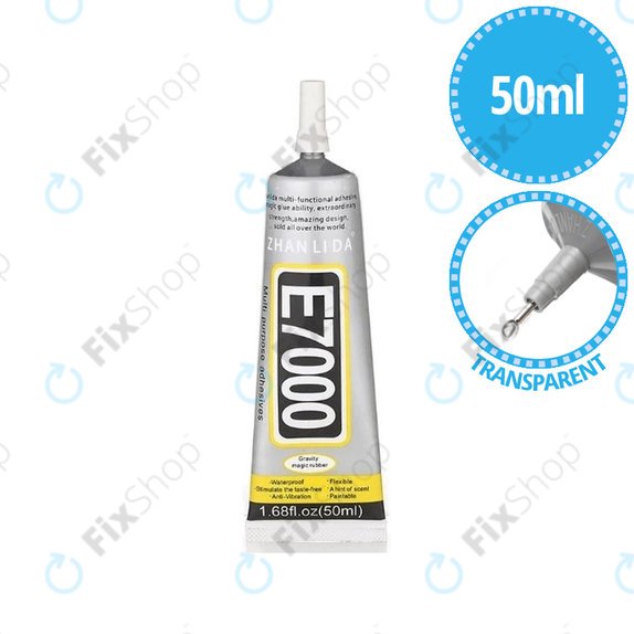 Лепило E7000, 50мл, Прозрачен