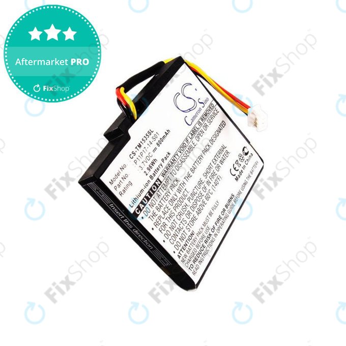 Батерия за TomTom, 800mAh, Li-Ion, 3.7V, P11P17-14-S01, HQ