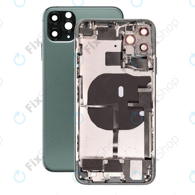 Заден калъф със малки части за iPhone 11 Pro Max, зелен, Green