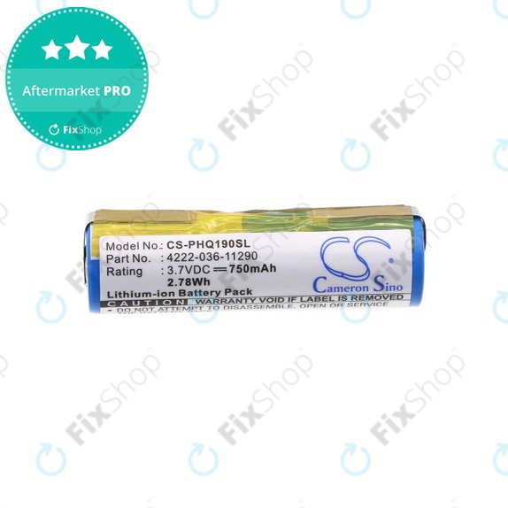 Батерия за Philips 8895XL, 750mAh, Li-Ion, 3.7V, 036-11290, HQ