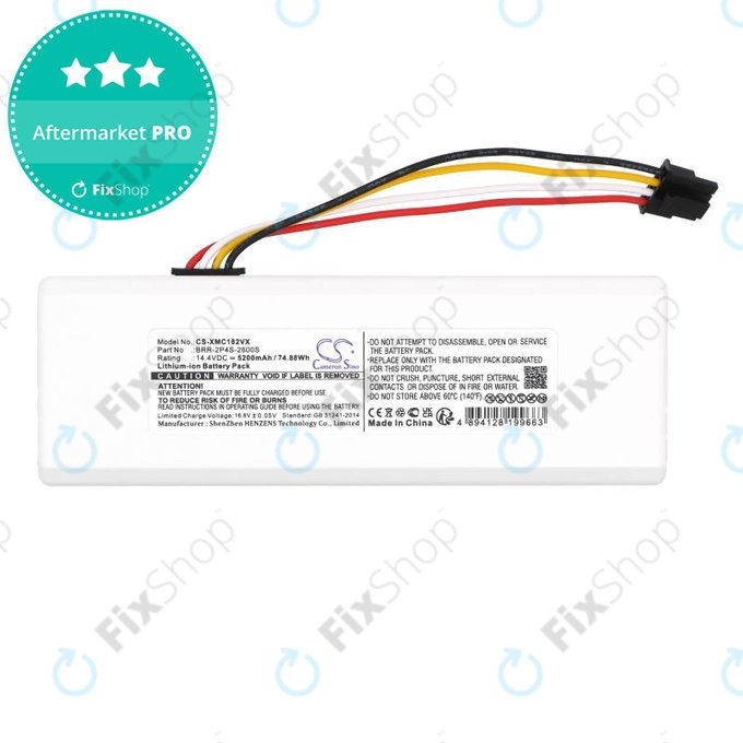 Батерия за Xiaomi Dreame MC1808, Roborock 1C, 5200mAh, Li-Ion, 14.4V, BRR-2P4S-2600S, HQ