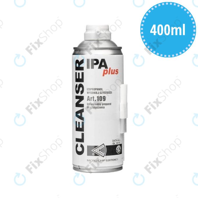 Почистващ спрей с четка, Isopropanol 100%, 400мл, Cleanser IPA Plus