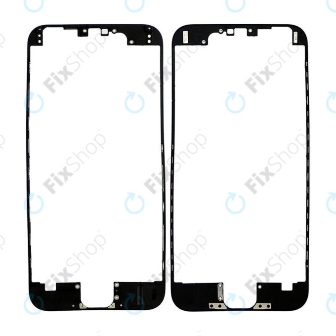 Рамка за предна част за iPhone 6, черен, Black