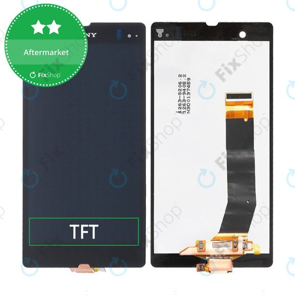 дисплей за Sony Xperia Z L36H, C6603, Тъчскрийн без рамка, TFT