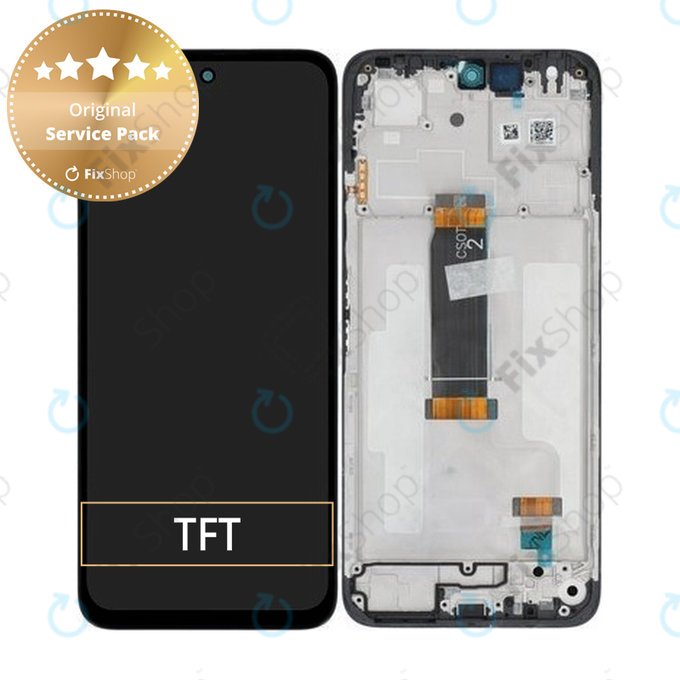 Дисплей за Xiaomi Redmi 13 4G, Redmi 13 5G, Poco M6 4G, Тъчскрийн с рамка, 560001N19A00 Genuine Service Pack