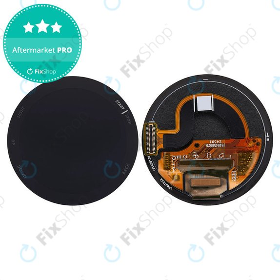 OLED дисплей + тъч стъкло без рамка (Black) за Garmin Forerunner 165