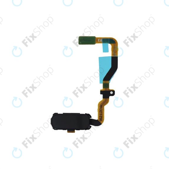 Начален бутон с гъвкав кабел за Samsung S7 G930F, черен, Black, GH96-09789A, Genuine Service Pack