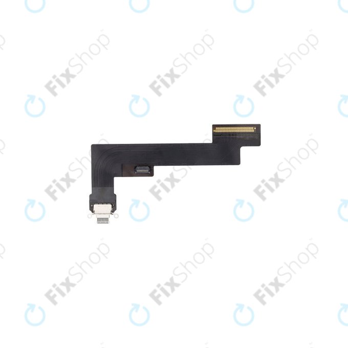 Конектор за зареждане c гъвкав кабел за Apple iPad Air (5th Gen 2022), WiFi Version, черен, Black