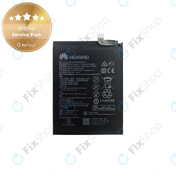 Батерия за Huawei Mate 20 Pro, P30 Pro, HB486486ECW, 4200mAh, 24022762, 24022946, Genuine Service Pack