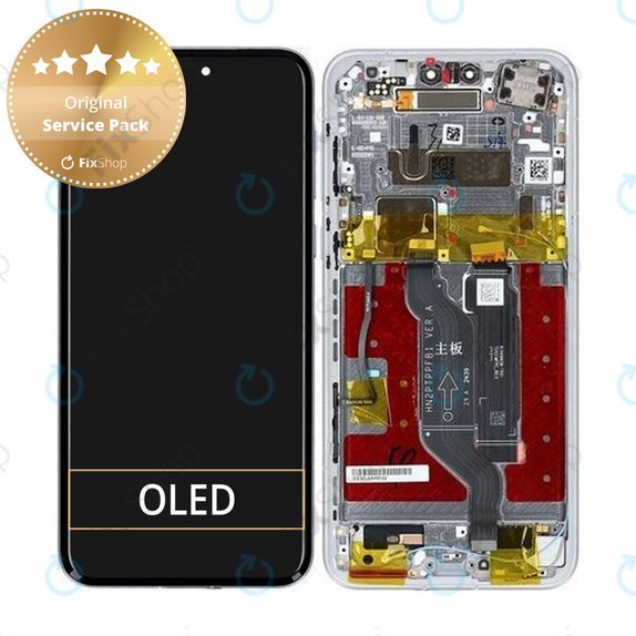 Дисплей за Honor Magic7 Pro, Lunar Shadow Grey, Тъчскрийн с рамка, 0235AMRW Genuine Service Pack