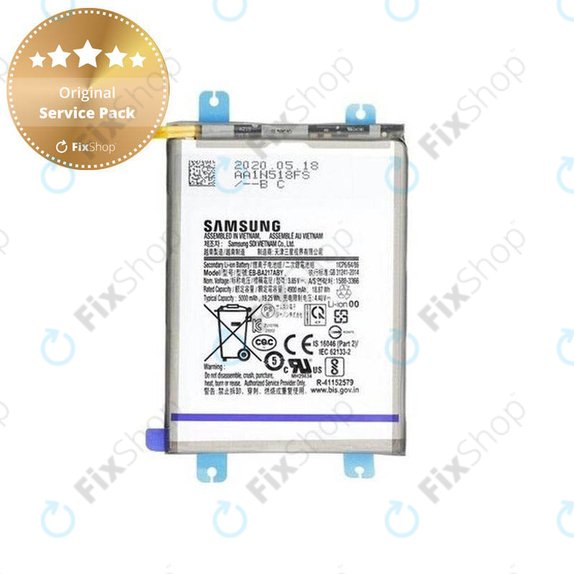 Батерия за Samsung A04s, A12, A13, A13 5G, A21s, M12, EB-BA217ABY, 5000mAh, GH82-22989A, GH82-29803A, Genuine Service Pack