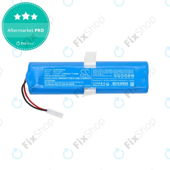 Батерия за Rowenta X-Plorer Series 95, 5200mAh, Li-Ion, 14.4V, N047-4S2P, HQ