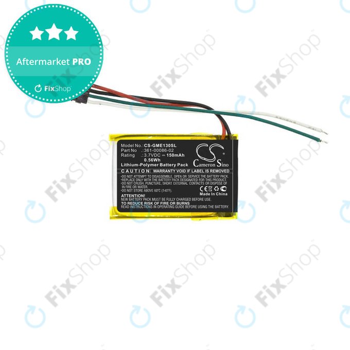 Батерия за Garmin 3LA037240, Edge 130, 150mAh, 361-00086-02, HQ