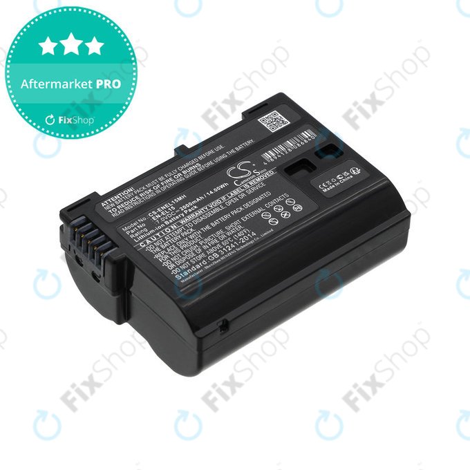 Батерия за Nikon D7000, D500, D600, D7200, D7500, Z5, Z6, EN-EL15, Li-ion, 7V, 2000mAh, HQ