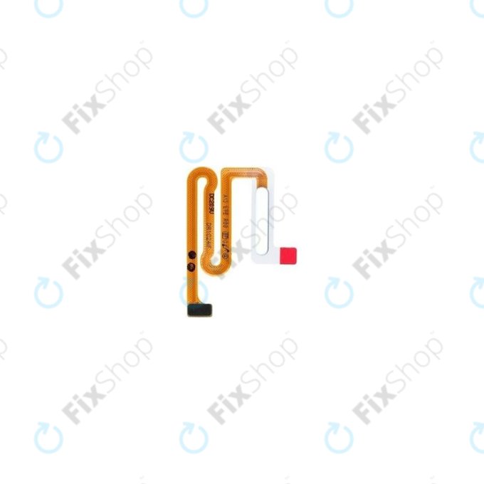 Сензор за пръстов отпечатък с гъвкав кабел за Samsung A13 A135F, GH96-15035D, бял, White, Genuine Service Pack
