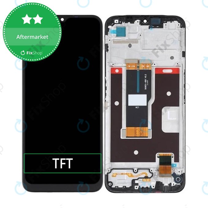 дисплей за Realme C31 RMX3501, Тъчскрийн и рамка, TFT
