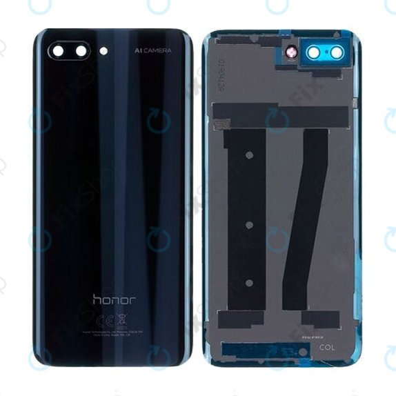 Капак на батерията за Huawei Honor 10, 02351XPC, Midnight Black, Genuine Service Pack