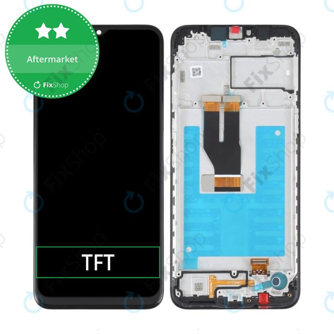 дисплей за Nokia G21 TA-1418, TA-1477, Тъчскрийн и рамка, Nordic Blue, TFT
