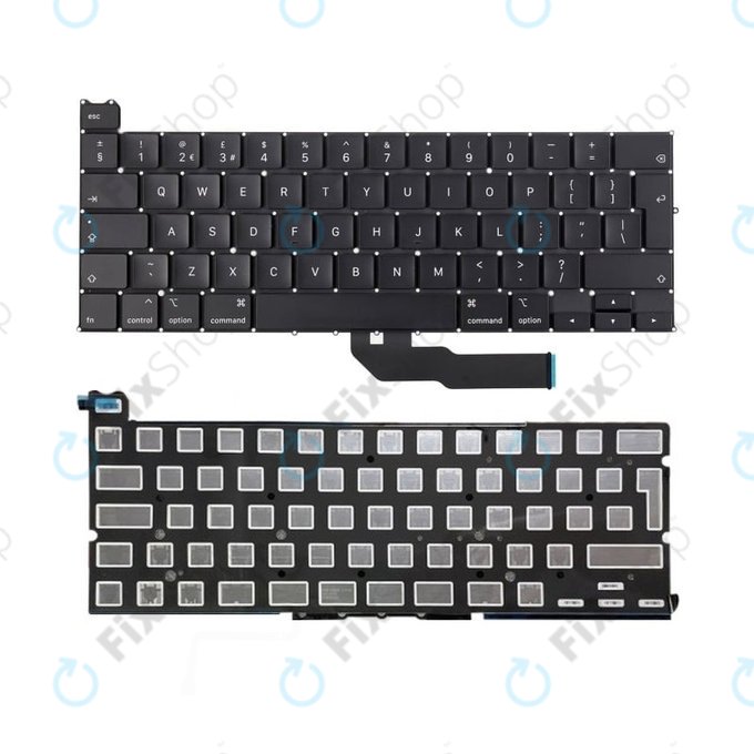 Клавиатура с подсветка за MacBook Pro 13" A2251 (2020), UK/EU