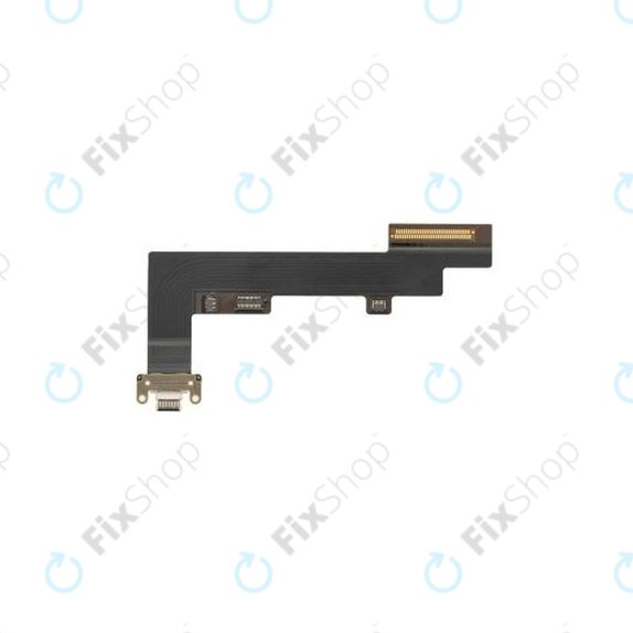 Конектор за зареждане c гъвкав кабел за Apple iPad Air (4th Gen 2020), 4G Version, черен, Black