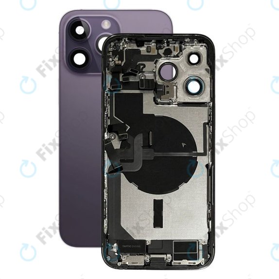 Заден корпус с малки части за iPhone 14 Pro Max, Deep Purple