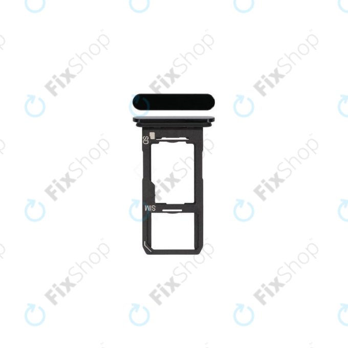 SIM държач за Sony Xperia 1 II, A5019824A, черен, Black, Genuine Service Pack