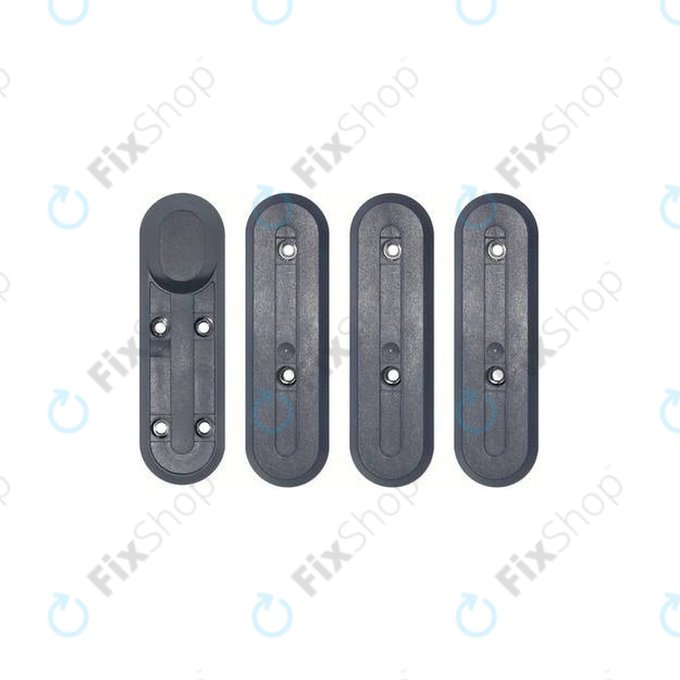 Декоративен капак за предна и задна вилка за Xiaomi Mi Electric Scooter 1S, 2 M365, Essential, Pro, Pro 2, черен, Black