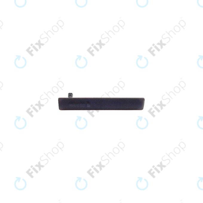 Капак на конектора за зареждане за Sony Xperia Z3 Compact D5803, черен, Black
