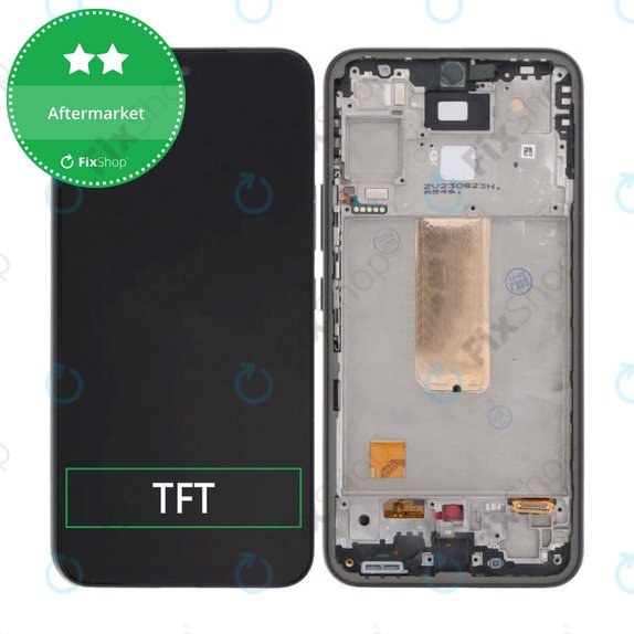 дисплей за Samsung A54 5G A546B, Тъчскрийн и рамка, черен, Black, TFT