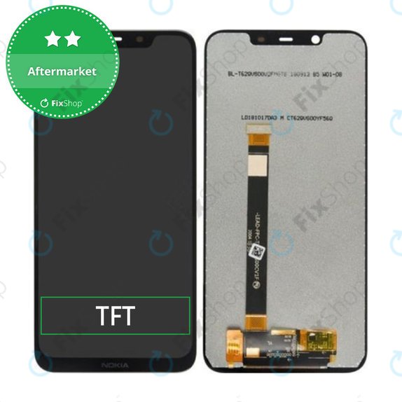 дисплей за Nokia 8.1 (Nokia X7), Тъчскрийн без рамка, TFT