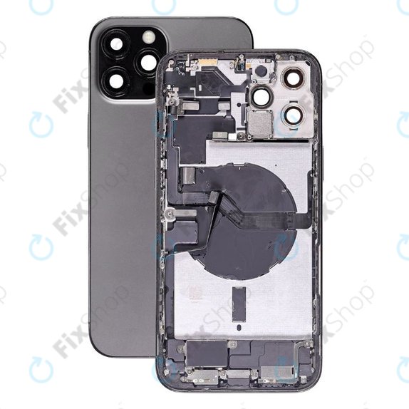 Заден калъф със малки части за iPhone 12 Pro Max, Graphite