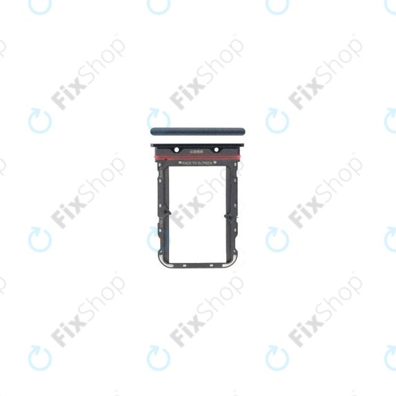 SIM държач за Xiaomi Mi Note 10, Xiaomi Mi Note 10 Pro, 48200000033W, Midnight Black, Genuine Service Pack