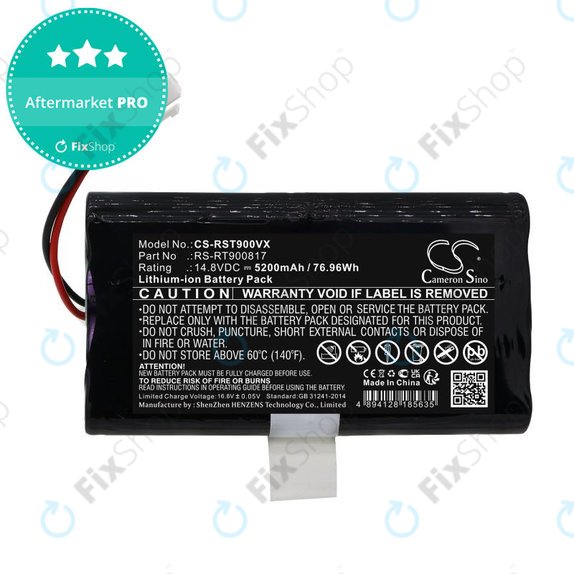 Батерия за Rowenta Smart Force RR8021WH, 5200mAh, Li-Ion, 14.8V, RS-RT900817, HQ
