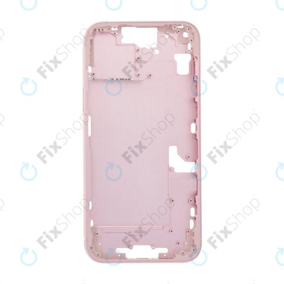 Средна рамка за iPhone 15 Plus, Розово, Pink