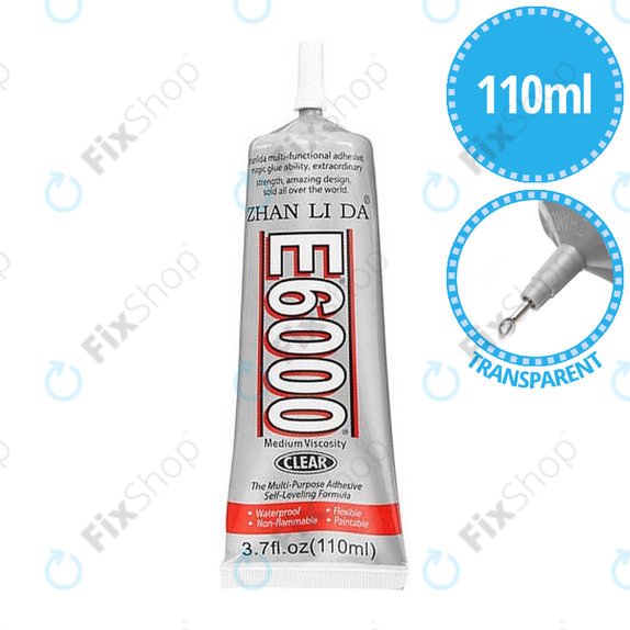 Лепило E6000, 110мл, Прозрачен