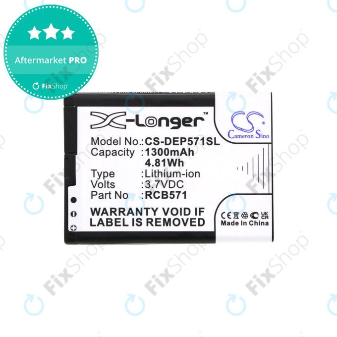 Батерия за CPA Halo 11, 1300mAh, Li-Ion, 3.7 V, RCB571, HQ