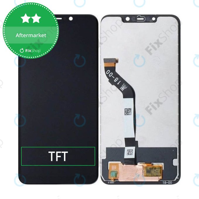 дисплей за Xiaomi Pocophone F1, Тъчскрийн без рамка, TFT
