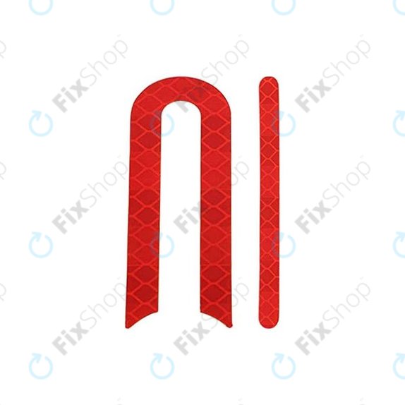 Рефлекторни стикери пълен комплект за Xiaomi Mi Electric Scooter 2 M365, Red, Червен