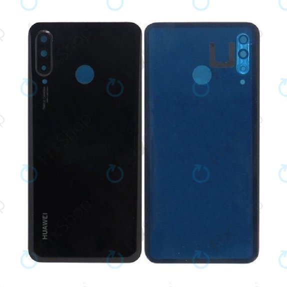 Заден капак комплект за Huawei P30 Lite, Midnight Black