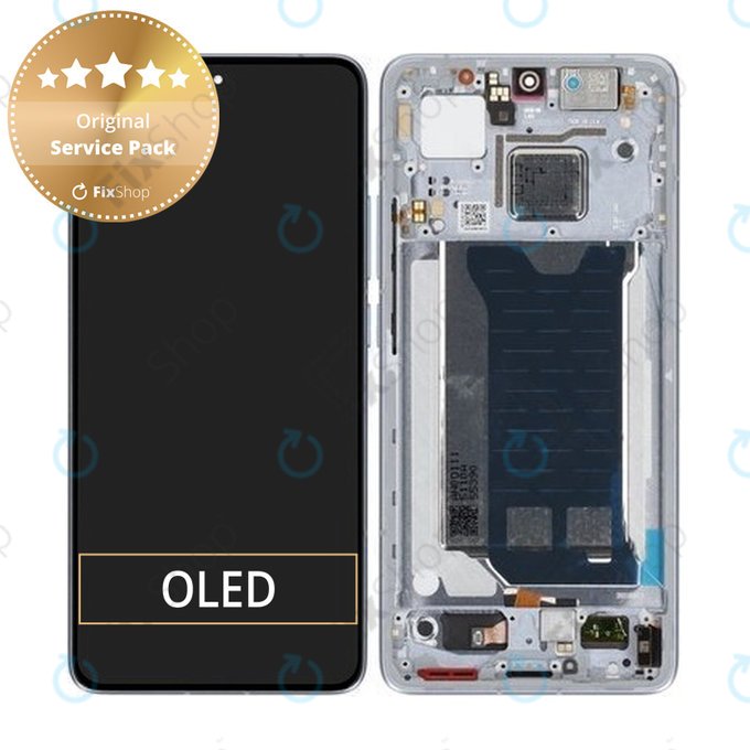 Дисплей за Xiaomi Poco F7 Pro 5G, тъч стъкло с рамка, Blue, 56002100O1100, Genuine Service Pack